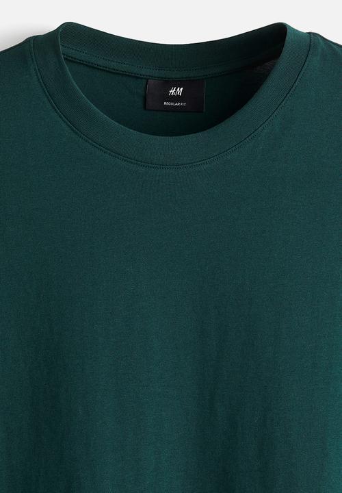 H&M - Regular fit t-shirt - forest green