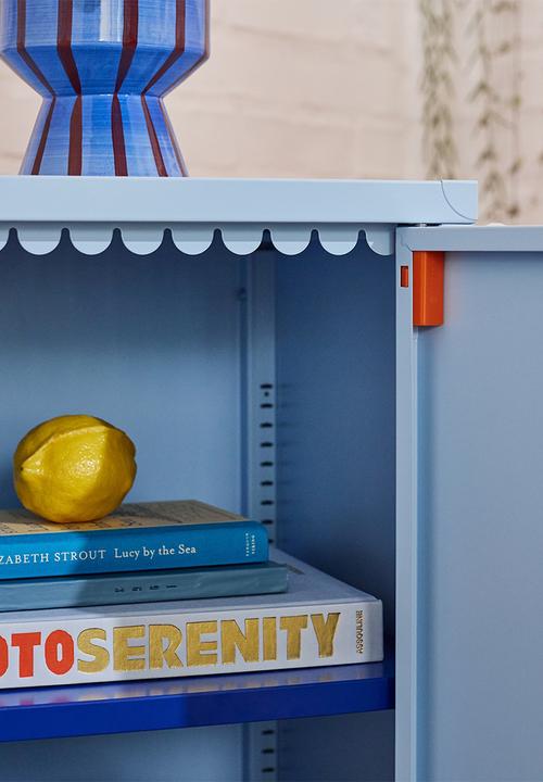 Popstrukt - Sprinkles Side Table - Blueberry Splash