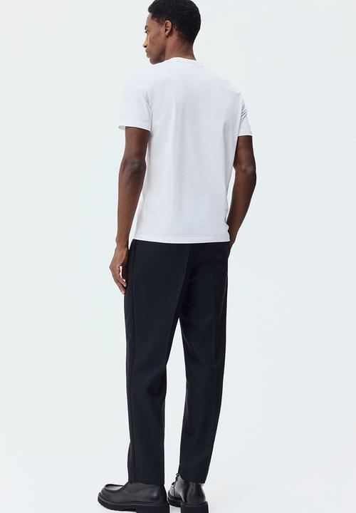 H&M - Slim fit pima cotton t-shirt - white