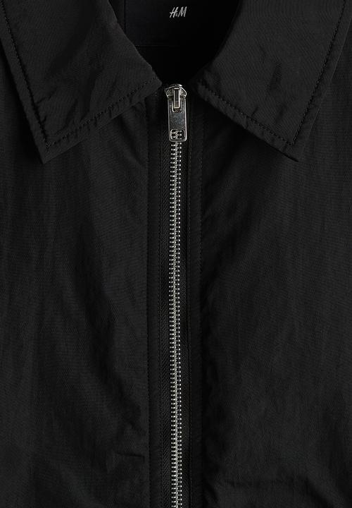 H&M - Regular fit nylon jacket - black
