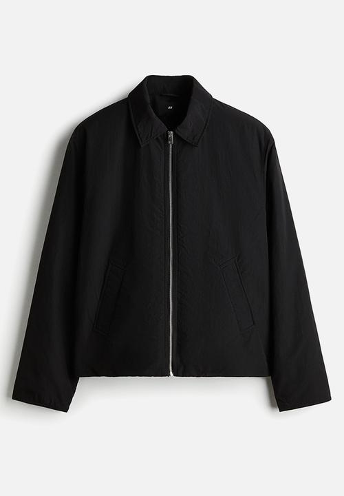 H&M - Regular fit nylon jacket - black