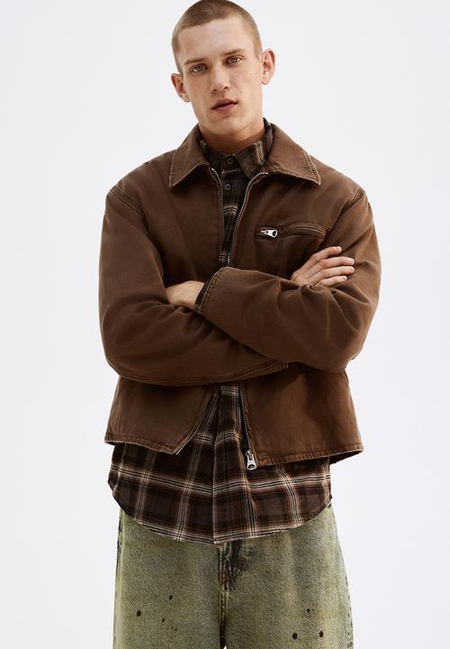 H&M - Canvas workwear jacket - brown