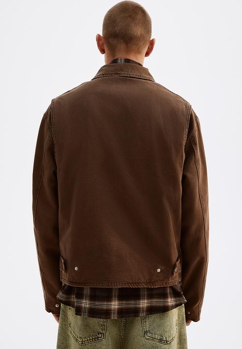 H&M - Canvas workwear jacket - brown