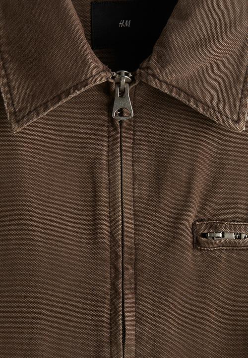 H&M - Canvas workwear jacket - brown