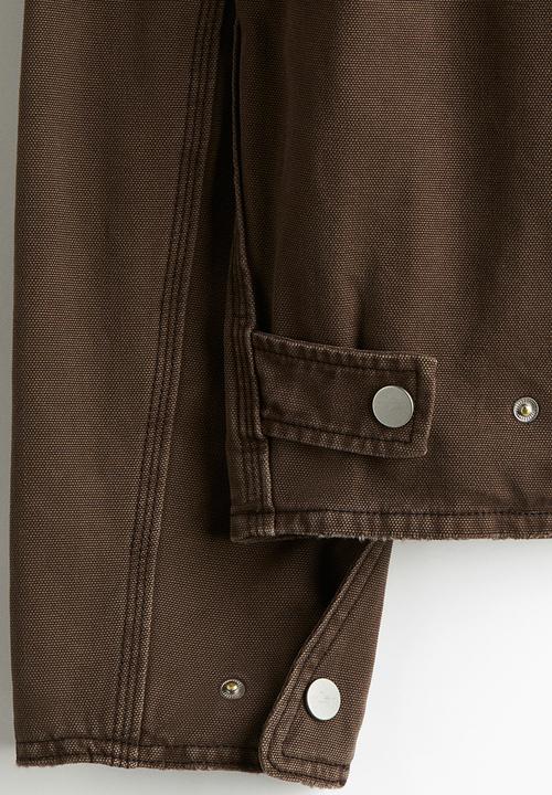 H&M - Canvas workwear jacket - brown