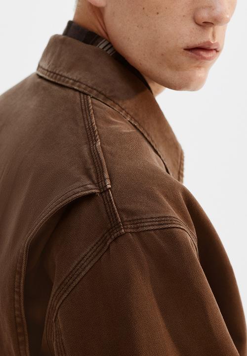 H&M - Canvas workwear jacket - brown