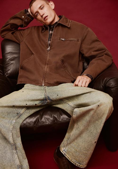 H&M - Canvas workwear jacket - brown