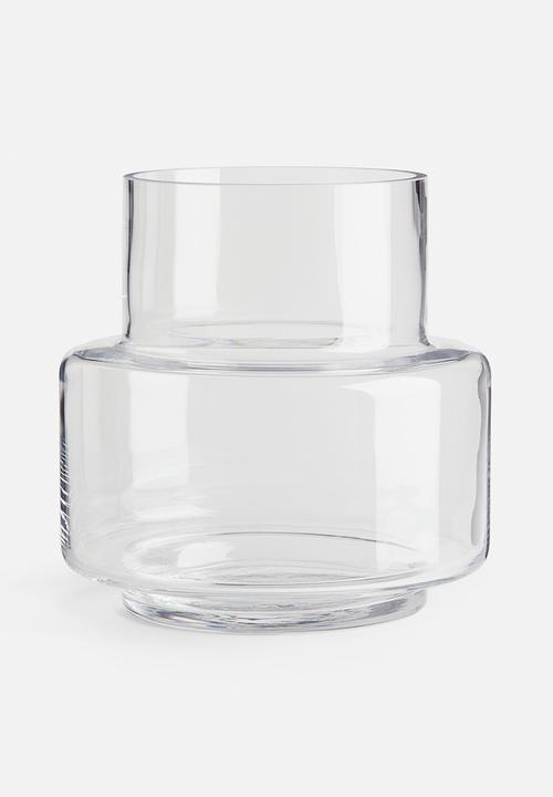 H&M - Tiered glass vase - transparent