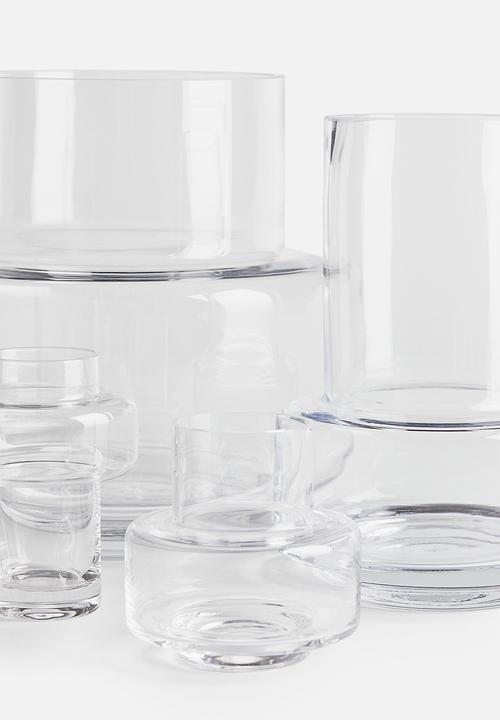 H&M - Tiered glass vase - transparent