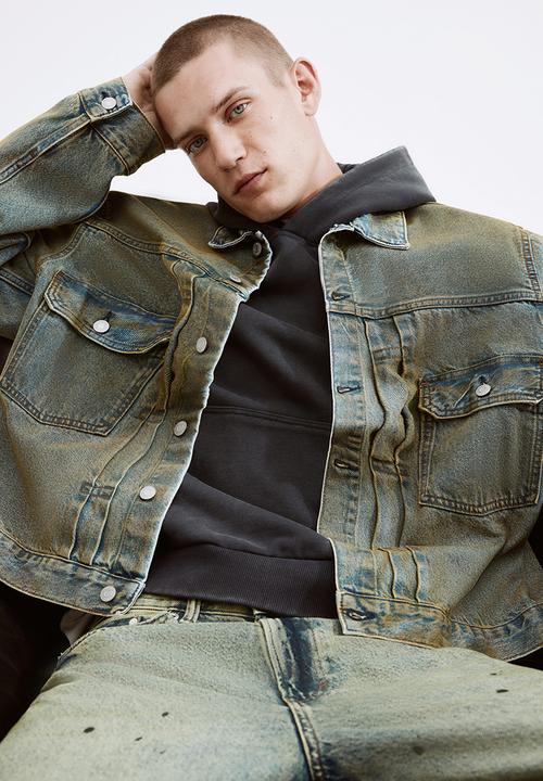 H&M - Loose fit denim jacket - denim blue 