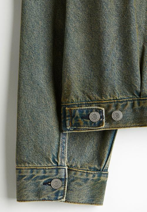 H&M - Loose fit denim jacket - denim blue 