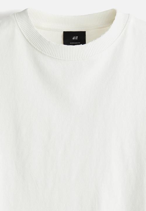 H&M - Oversized fit t-shirt - white
