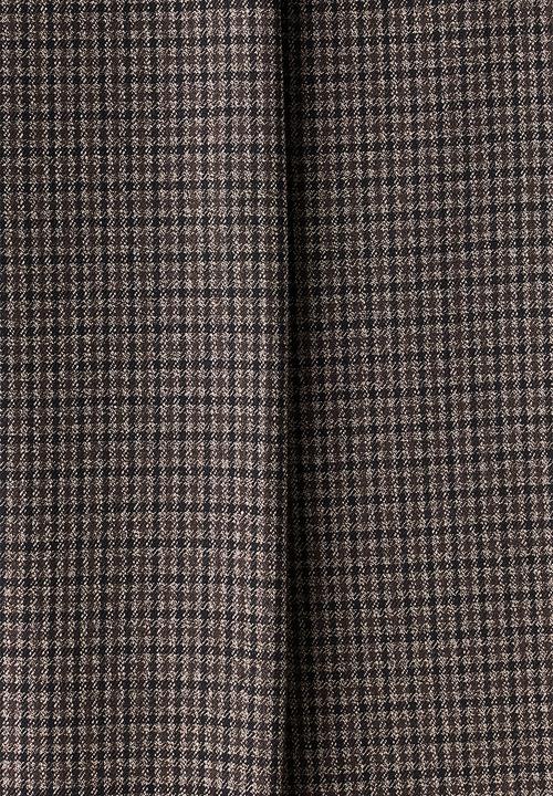 H&M - Relaxed fit tailored trousers - brown checked