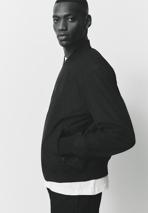 H&M - Lightweight bomber jacket - black