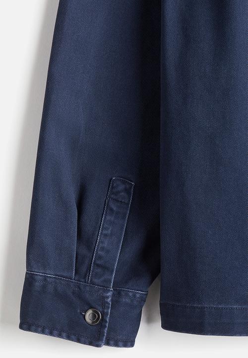 H&M - Loose fit utility overshirt - dark blue
