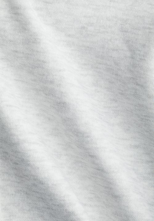 H&M - Cropped zip-through hoodie - light grey marl