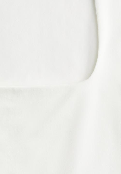 H&M - Soft jersey top - white