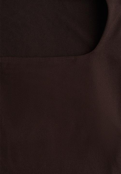 H&M - Soft jersey top - dark brown