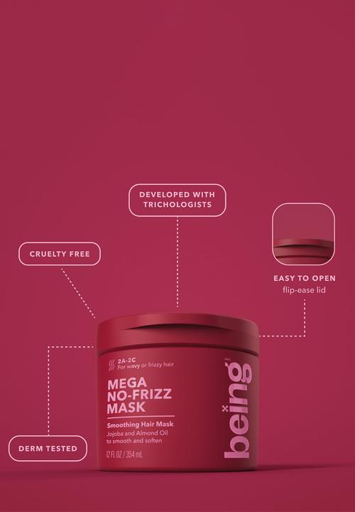 Being - Mega No-Frizz Hair Mask – 354 ml