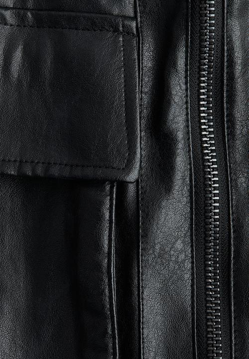 H&M - Aviator jacket - black