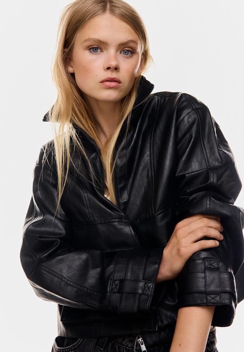 H&M - Aviator jacket - black