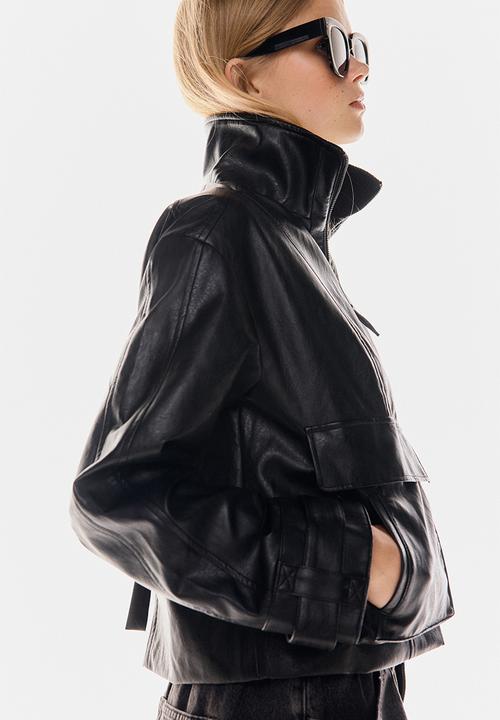 【欠品あり】ICON Aviator Jacket SM ブラック専用ハンガー付 Aviator jacket - black - 1294296001