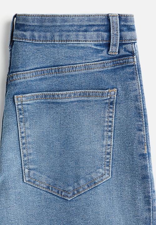 H&M - Wide high jeans - denim blue