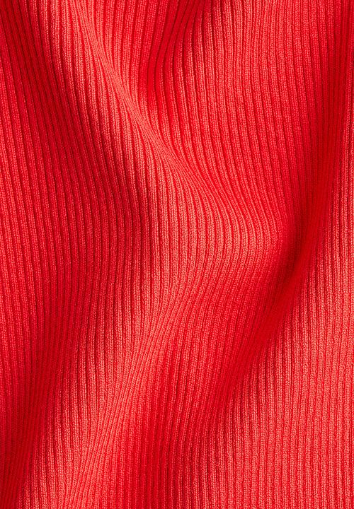 H&M - Rib-knit off-the-shoulder top - bright red 