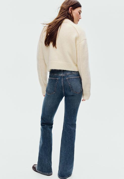H&M - Flared high jeans - denim blue