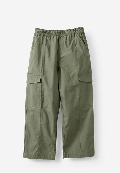 Cotton On - panel cargo pant - khaki green
