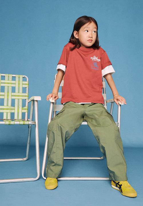 Cotton On - panel cargo pant - khaki green