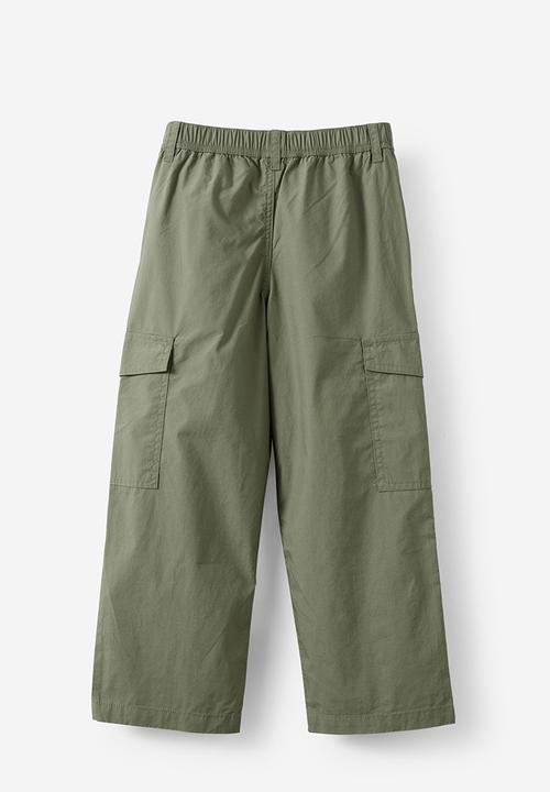 Cotton On - panel cargo pant - khaki green