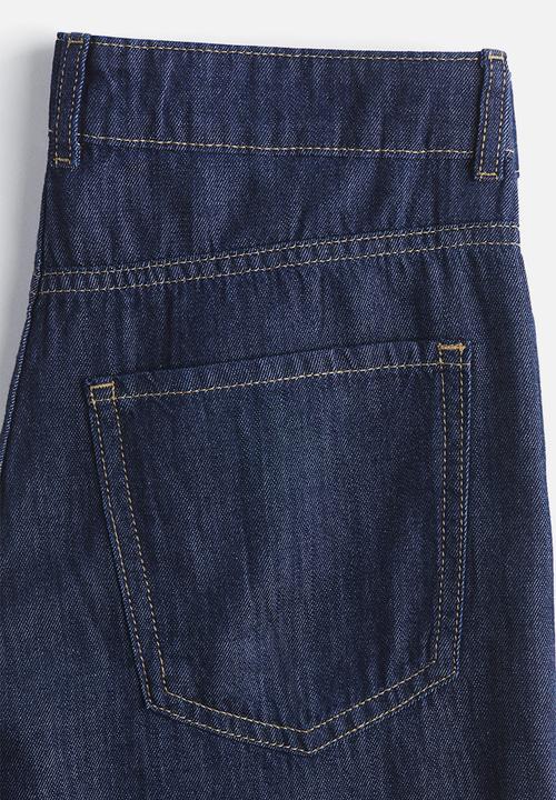H&M - Wide regular jeans - dark denim blue
