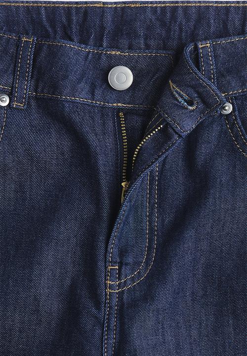 H&M - Wide regular jeans - dark denim blue