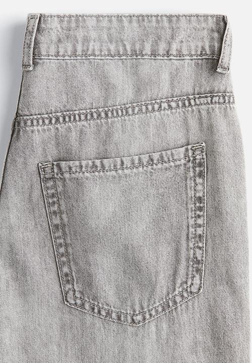 H&M - Wide regular jeans - denim grey