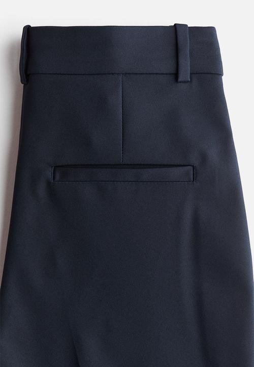 H&M - Cigarette trousers - navy blue 