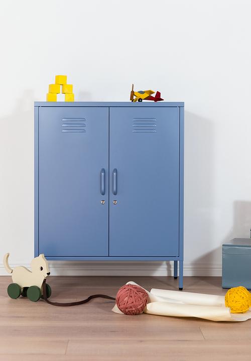Popstrukt - Sugar cube storage cabinet - pigeon blue