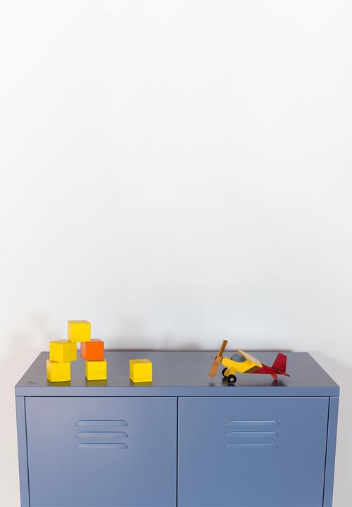 Popstrukt - Sugar cube storage cabinet - pigeon blue