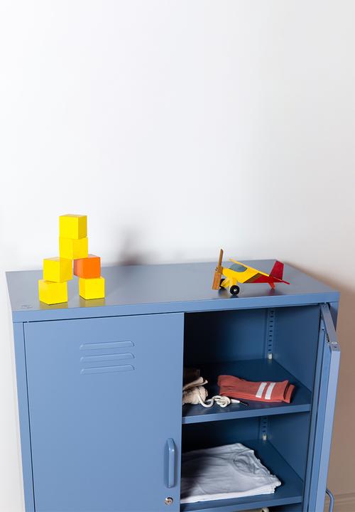 Popstrukt - Sugar cube storage cabinet - pigeon blue