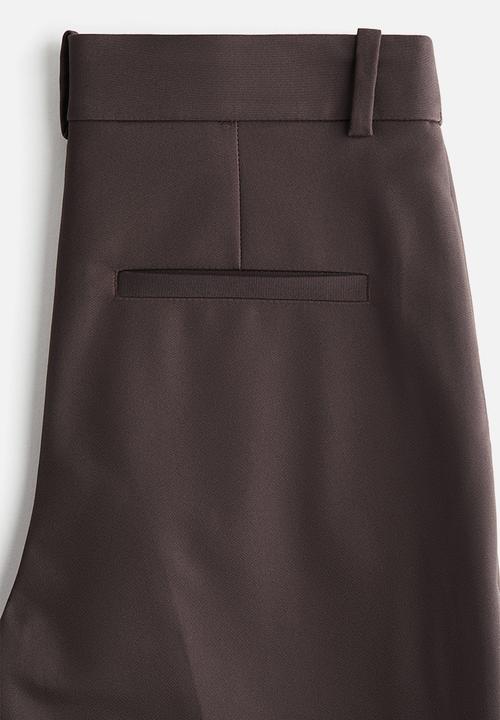 H&M - Cigarette trousers - dark brown