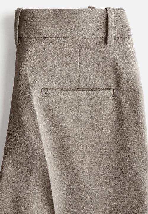 H&M - Cigarette trousers - dark mole