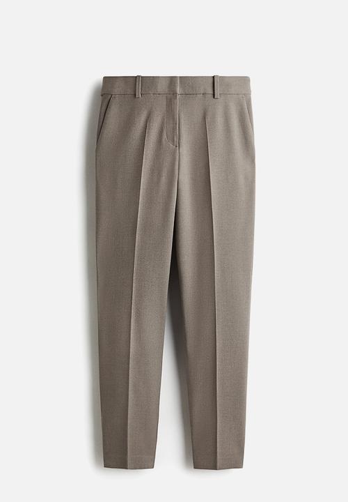 H&M - Cigarette trousers - dark mole