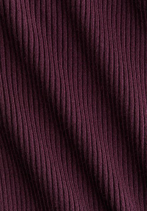 H&M - Frill-trimmed cardigan - plum red