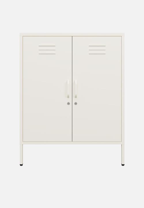 Popstrukt - Sugar Cube Storage Cabinet - Soft White