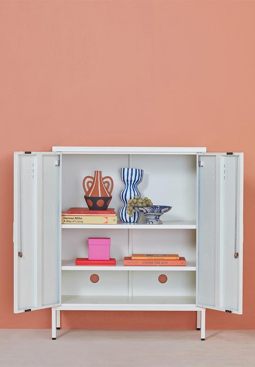 Popstrukt - Sugar Cube Storage Cabinet - Soft White