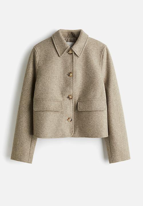 H&M - Collared jacket - beige