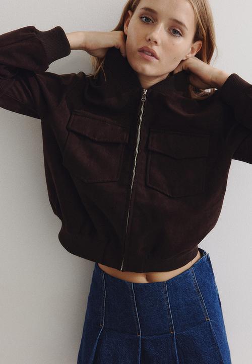 H&M - Bomber jacket - dark brown