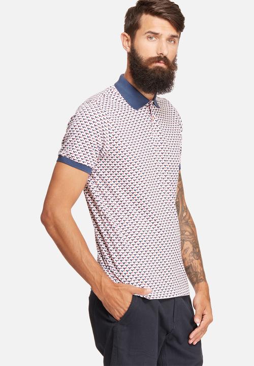 Ben Sherman - Geometric slim polo