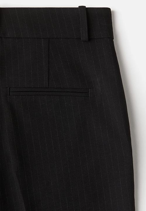 H&M - Tailored trousers - navy blue pinstriped