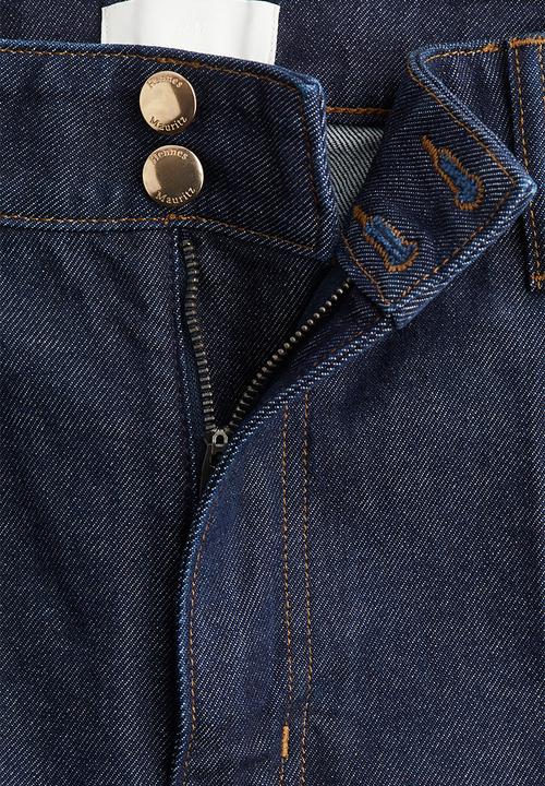 H&M - Wide high jeans - dark denim blue